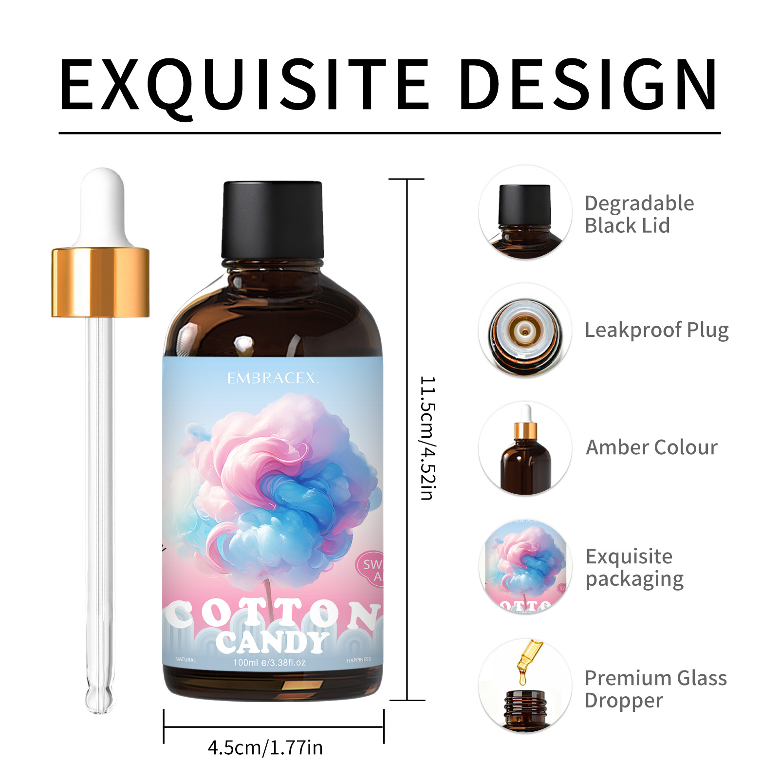 100ml Cotton Candy Essential O - Candle Making Scents 评论和价格