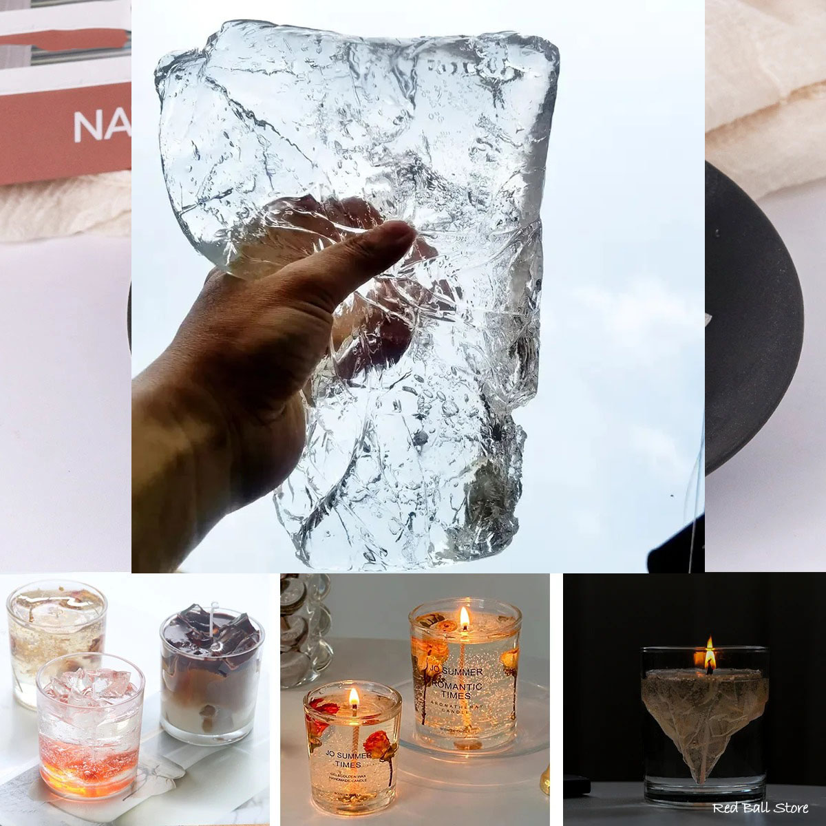 100G Jelly Wax Wholesale DIY H - Candle Making Material Wholesale 评论和价格