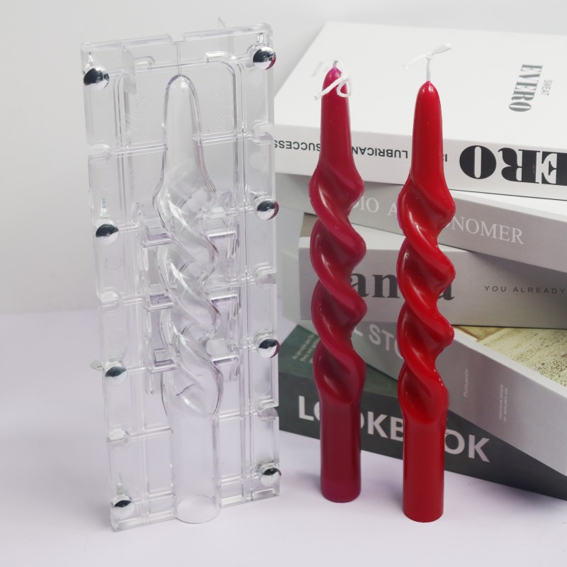 Twisted Stripe Column Acrylic  - Candle Making Kit Diy 评论和价格