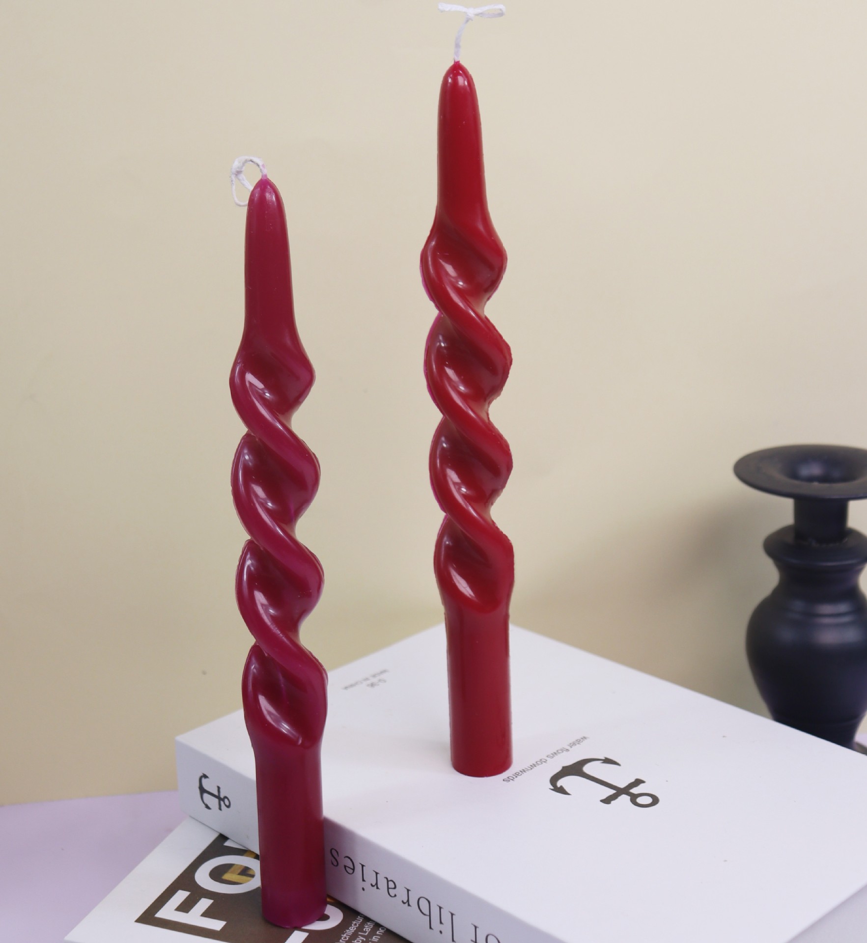 Twisted Stripe Column Acrylic  - Candle Making Kit Diy 评论和价格