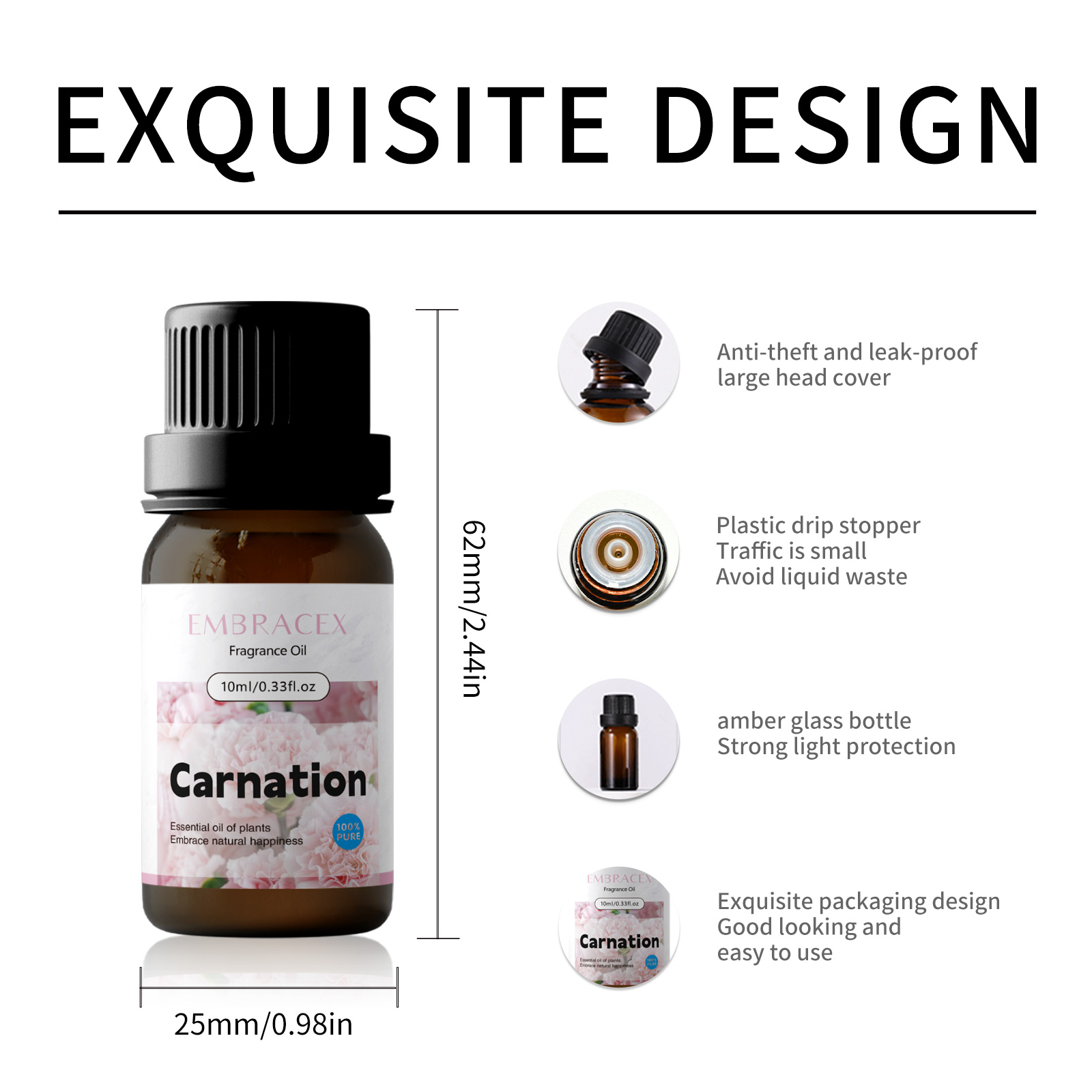10ml Carnation Essential Oil F - Candle Making Scents 评论和价格