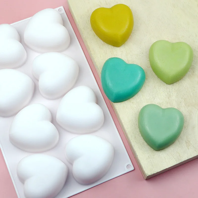 Love Heart Silicone Soap Mold  - Candle Making Kit Diy 评论和价格