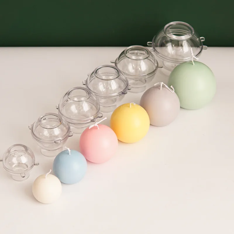 5-8cm Spherical Candle Plastic - Candle Making Kit Diy 评论和价格