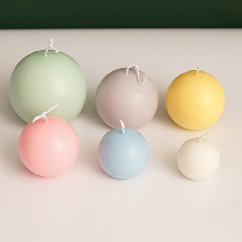 5-8cm Spherical Candle Plastic - Candle Making Kit Diy 评论和价格