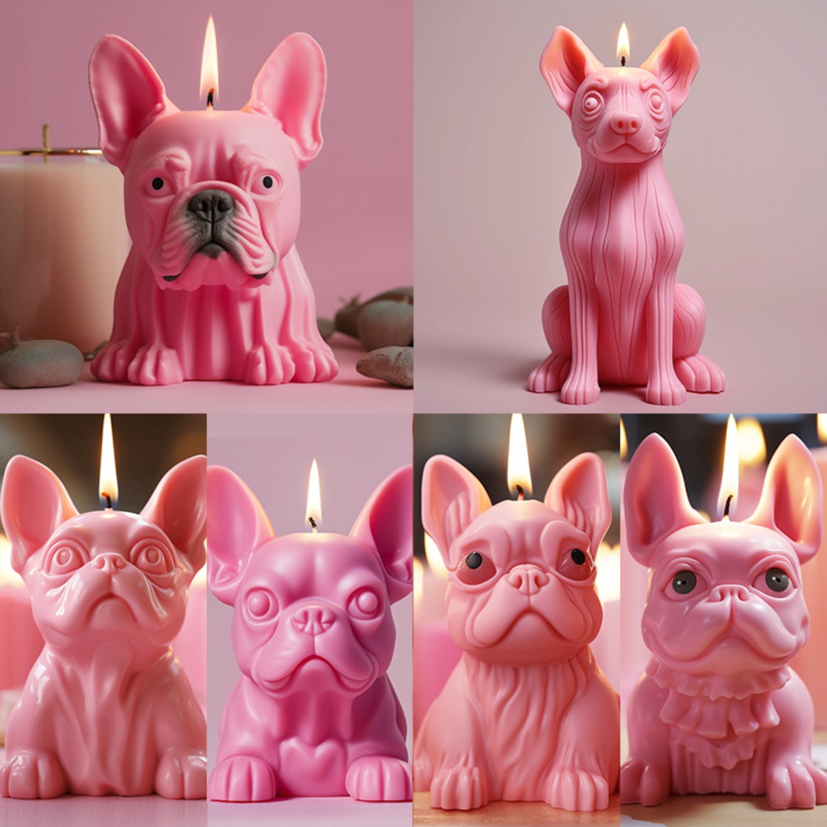 Pekingese Puppy Pug Animal Can - Candle Making Kit Diy 评论和价格