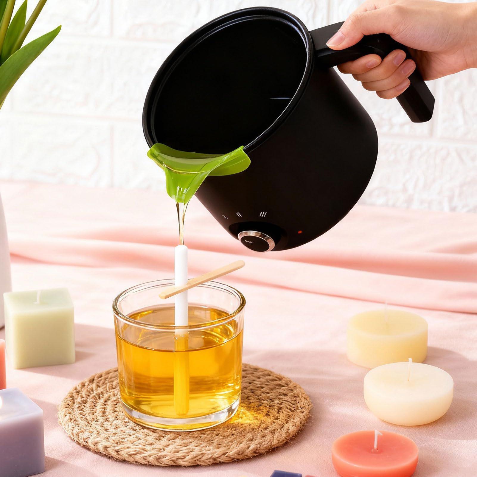 EU 1.5L Wax Melting Pot Candle - Candle Making Thermometer 评论和价格