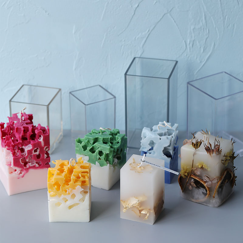 3D Square Rectangle Column Can - Candle Making Kit Diy 评论和价格