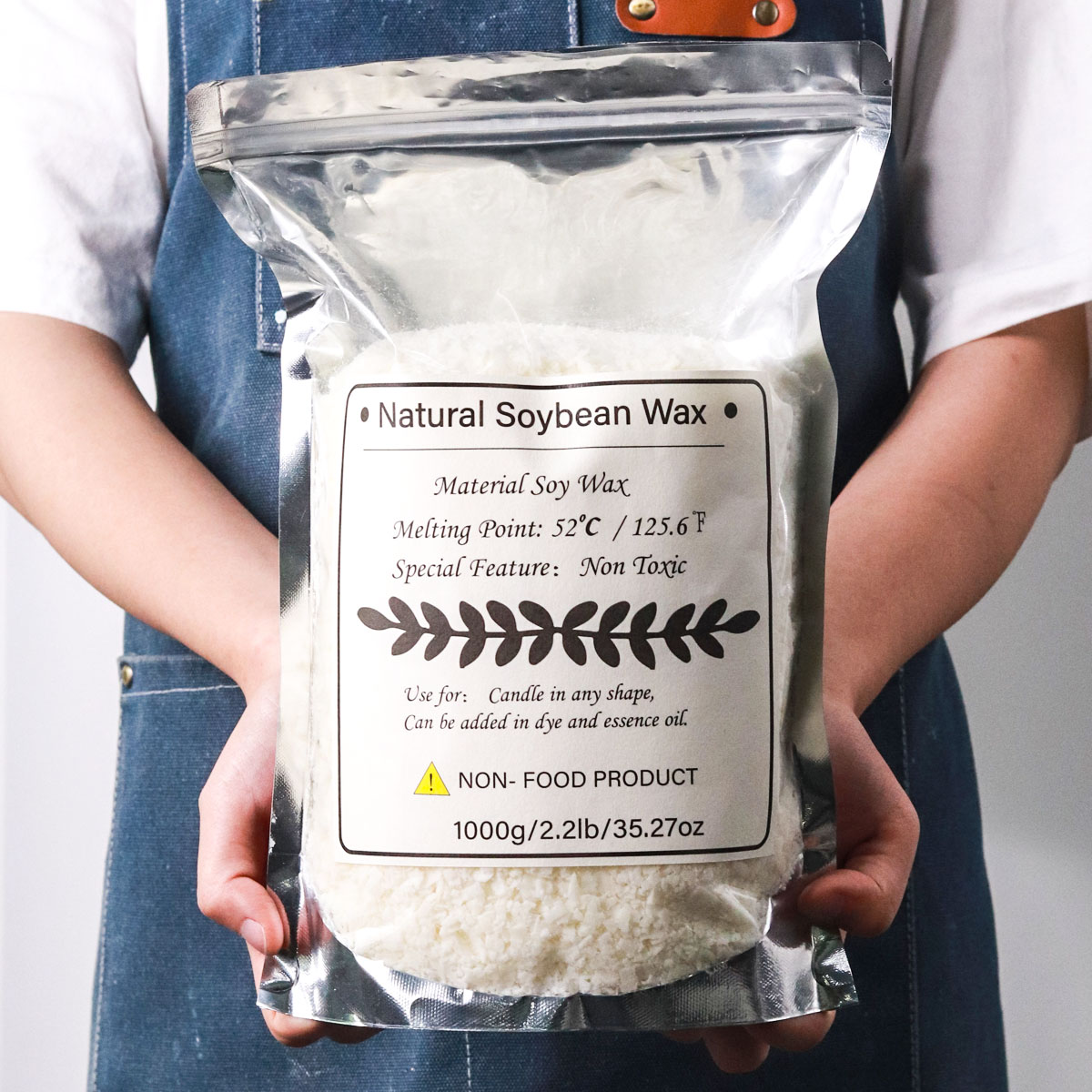 1KG Natural Soy Wax Granular S - Candle Making Soy Wax 评论和价格
