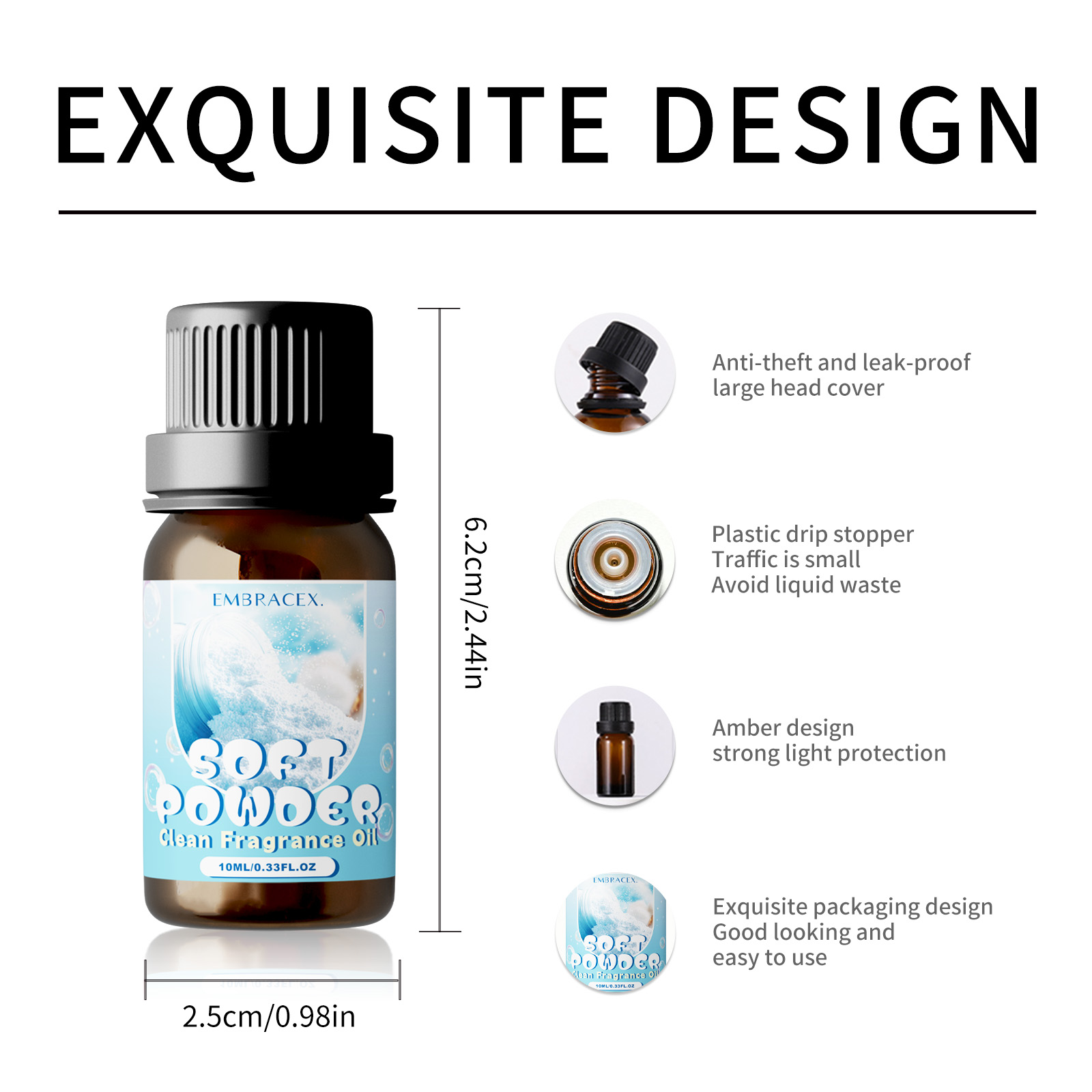 10ml Soft Powder Essential Oil - Candle Making Scents 评论和价格